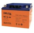 Аккумуляторная батарея DELTA HR 12-26 номинальной емкостью  26 Ач