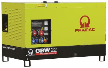 Дизельный генератор GBW 22 Y в кожухе