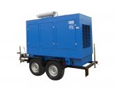 ССМ ЭД-100-Т400-2РПМ2 в погодозащитном кожухе на шасси с АВР