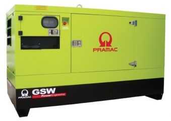Дизельный генератор GSW 30 P 1 фаза в кожухе с АВР