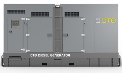Дизельный генератор CTG 66C в кожухе с АВР