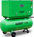 Винтовой компрессор Atmos Albert E 50-10 с ресивером