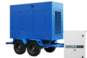 ТСС ЭД-250-Т400-2РПМ2 в погодозащитном кожухе на прицепе с АВР