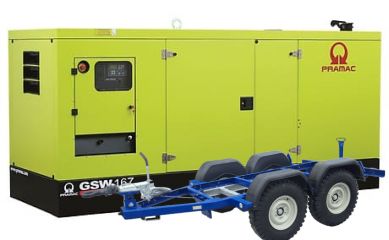 Дизельный генератор Pramac GSW 167 P 230V 3Ф
