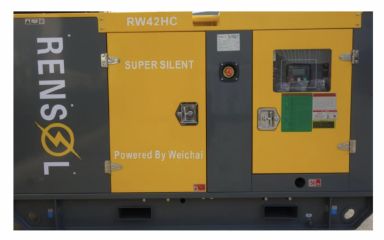Дизельный генератор Rensol RW 42 HC в кожухе