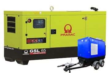 Дизельный генератор Pramac GSL65D 380V
