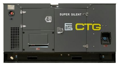 Дизельный генератор CTG 42YU в кожухе с АВР