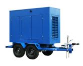 ТСС ЭД-60-Т400-2РПМ11 в погодозащитном кожухе на прицепе с АВР