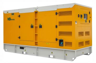Дизельный генератор МД АД-300С-Т400-1РКМ29 (MDU 353 6LT) в шумозащитном кожухе с АВР