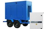 ТСС ЭД-160-Т400-2РПМ9 в погодозащитном кожухе на прицепе с АВР